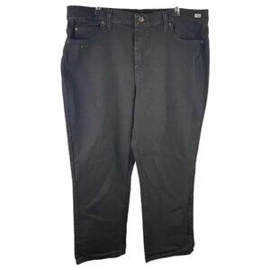 Lee Straight Jeans 18M Women’s Black Pre-Owned [#4399]